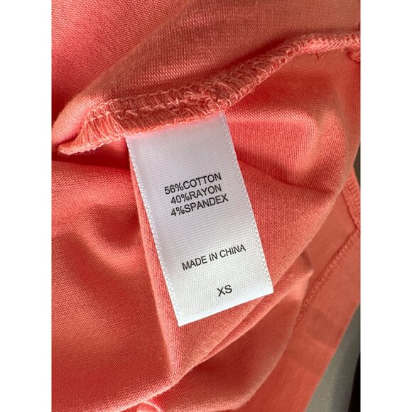 Koolaburra by UGG Jersey Short Sleeve Tunic Top Womens XS Faded Rust T Shirt NEW - Picture 7 of 8